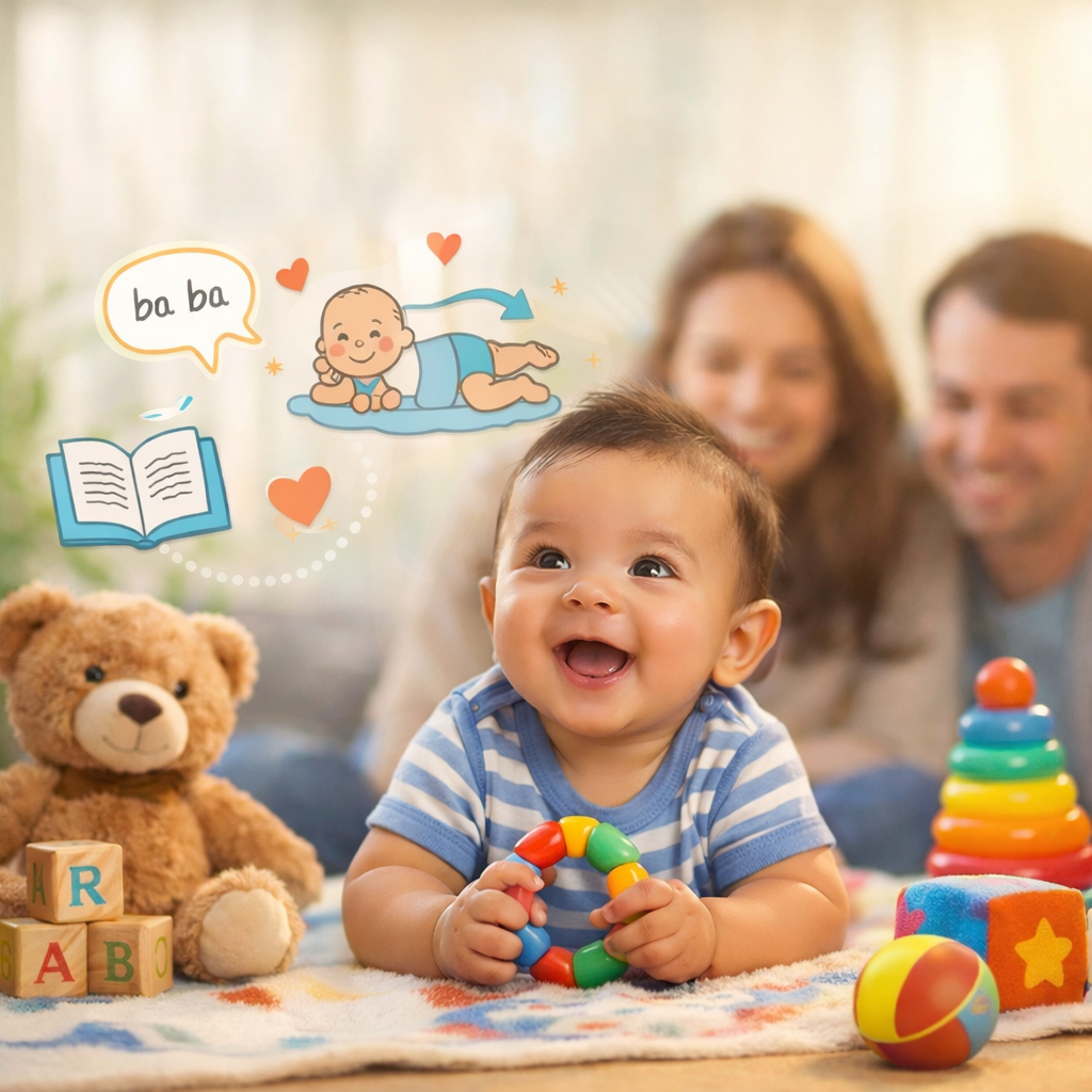 5 month old milestone